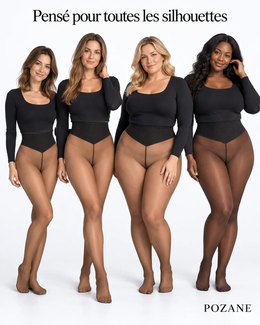 Collant POZANE pensé pour toutes les silhouettes