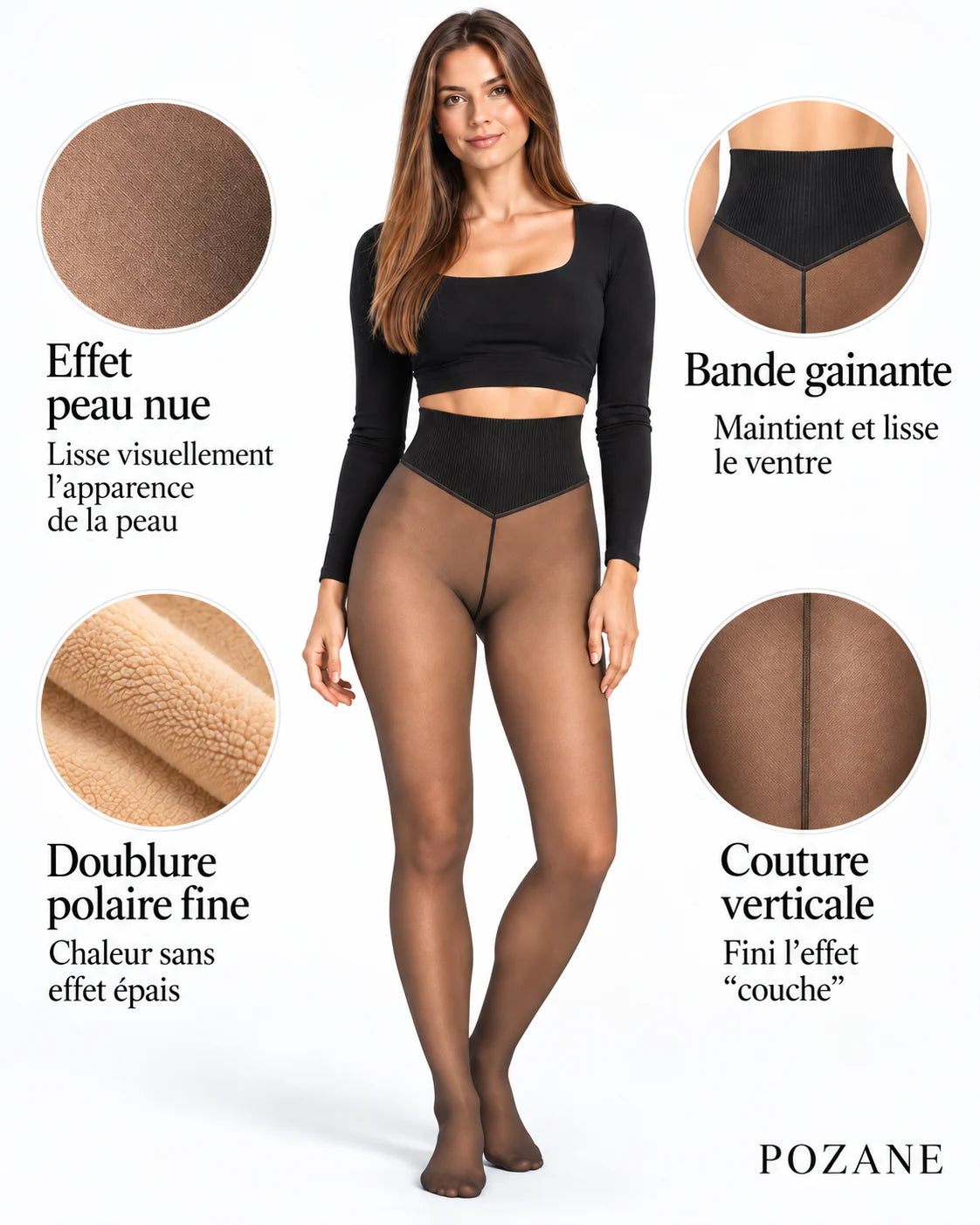 Les quatre bénéfices du collant thermique POZANE