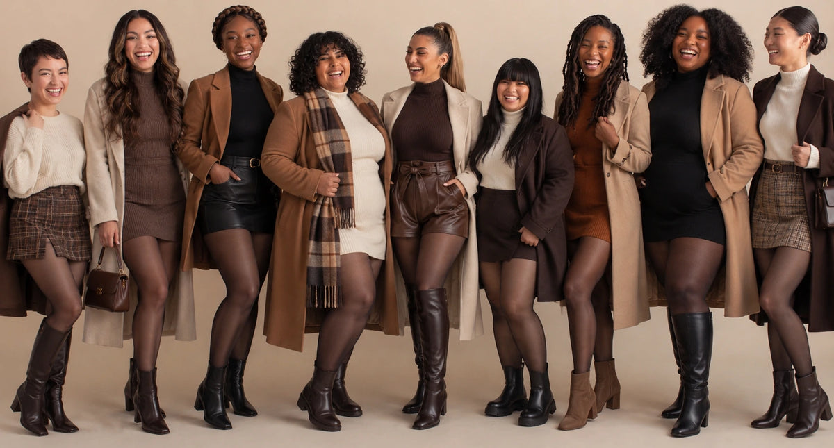 Femmes portant leurs tenues d’hiver POZANE